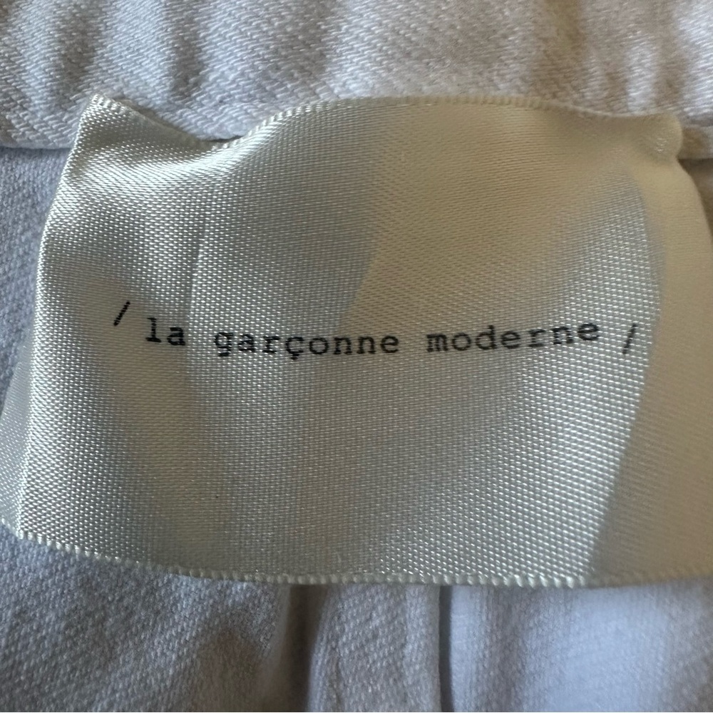 La Garconne Moderne White Mid-Waist Crip Jeans Size 29 — image 7 of 8